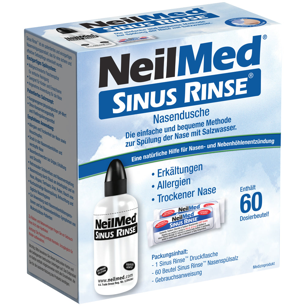 Sinus Rinse® Nasendusche mit 60 Beuteln Nasenspülsalz