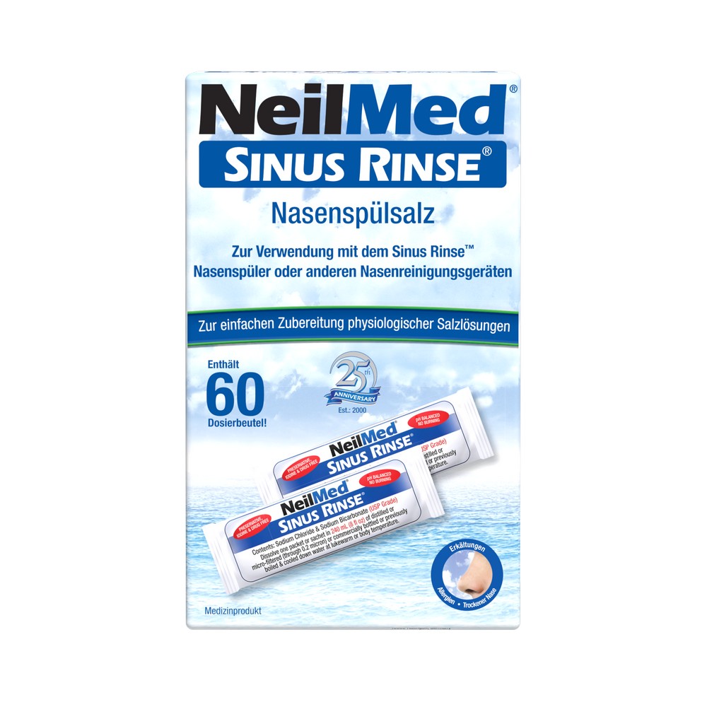 Sinus Rinse® Nasenspülsalz (60 Beutel)