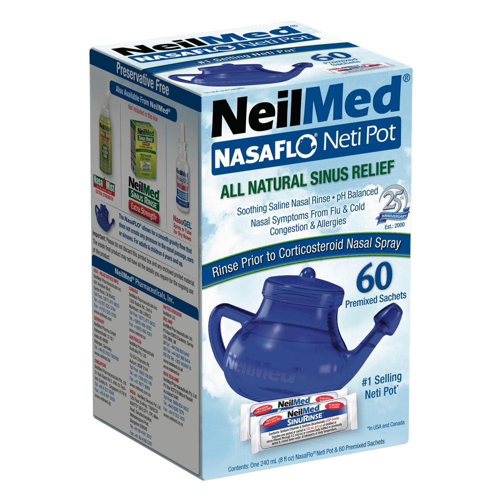 NasaFlo Neti-Topf mit 60 Beuteln